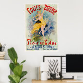 Folies Bergere Poster von Jules Cheret (Heimbüro)