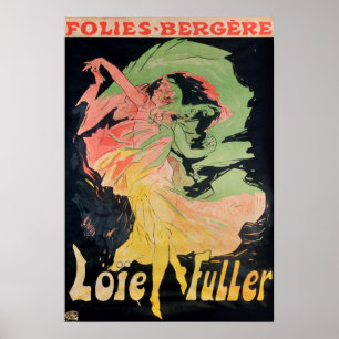 Folies Bergeres: Loie Fuller, Frankreich Poster