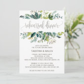 Folies Probe Dinner Einladung (Stehend Vorderseite)