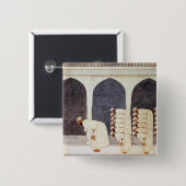 Folio.38a ein Mogulprinz in einer Moschee, die Button (Vorne & Hinten)