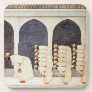 Folio.38a ein Mogulprinz in einer Moschee, die Getränkeuntersetzer
