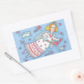 FOLK ANGEL OF HEARTS STICKER Sheet (Umschlag)