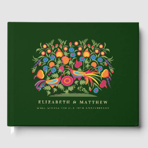 Folk Art 70. Wedding Anniversary Guest Books Gästebuch
