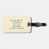 Folk Art Alien Bug Gepäckanhänger (Rückseite horizontal)