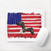 Folk Art bemalt Flag mit Adler Mousepad (Mit Mouse)
