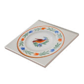 Folk Art Bird Fliese (Seite)