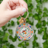 Folk Art Bird Schlüsselanhänger (Hand)