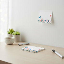 Folk Art Birds and Flowers Post-it® Notes Post-it Klebezettel