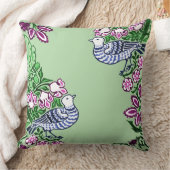 Folk Art Birds Blume Acorns Kissen (Decke)