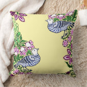 Folk Art Birds Blume Acorns Kissen (Decke)