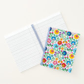 Folk Art Blume Muster 2 Notizblock (Innenseite)