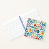 Folk Art Blume Muster 2 Notizblock (Innenseite)