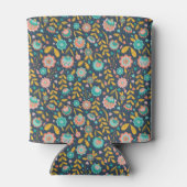 Folk Art Blume Muster Dosenkühler (Rückseite)