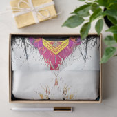 Folk Art Bright Colors Donkey Decoupage Seidenpapier (Geschenk)