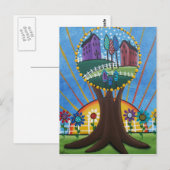 Folk Art by LORI EVERETT Postkarte (Vorne/Hinten)