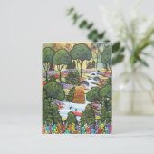 Folk Art by LORI EVERETT Postkarte (Stehend Vorderseite)