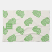 Folk Art Cabbage Scatter Geschirrtuch (Horizontal)