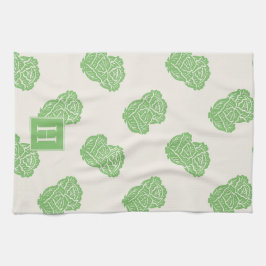 Folk Art Cabbage Scatter Geschirrtuch