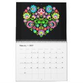 Folk Art Calendar Kalender (Feb 2027)