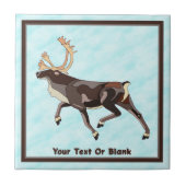 Folk Art Caribbean/Reindeer Fliese (Vorderseite)