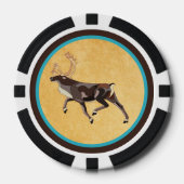 Folk Art Caribbean/Reindeer Pokerchips (Vorderseite)
