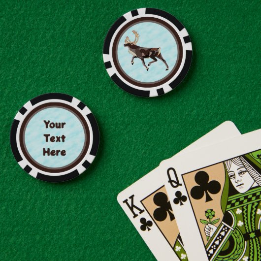 Folk Art Caribbean/Reindeer Pokerchips (Pokertisch (doppelt))