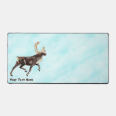Folk Art Caribbean/Reindeer Schreibtischunterlage (Vorderseite)