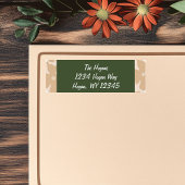 Folk Art Christmas Return Address Label 2