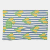 Folk Art Corn Stripe Geschirrtuch (Horizontal)