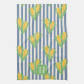 Folk Art Corn Stripe Geschirrtuch (Vertikal)