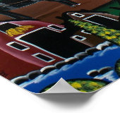 FOLK ART Country Living by LORI EVERETT Poster (Ecke)