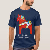 Folk Art Dala Horse T-Shirt (Vorderseite)