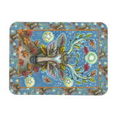 FOLK ART DEIN IM HERBLICHEN WALD, VOD NEST & MOON MAGNET (Horizontal)