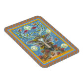 FOLK ART DEIN IM HERBLICHEN WALD, VOD NEST & MOON MAGNET (Rechte Seite)