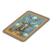 FOLK ART DEIN IM HERBLICHEN WALD, VOD NEST & MOON MAGNET (Linke Seite)