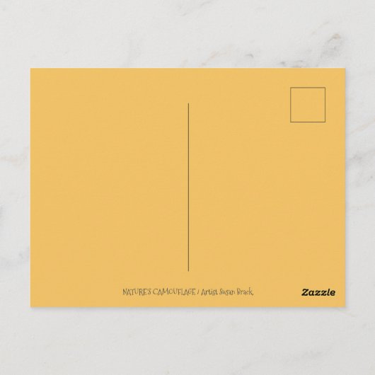 FOLK ART DEIN IM HERBLICHEN WALD, VOD NEST & MOON POSTKARTE (Rückseite)