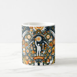 Folk Art Design Classic Tasse - National Energy