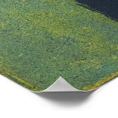 Folk Art Dog Poster für Entcoupage oder Collage Pa (Ecke)