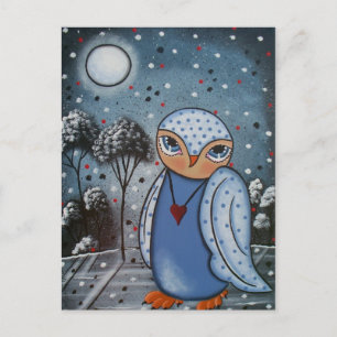 FOLK ART Eye's Of Wisdom VON LORI EVERETT Postkart Postkarte