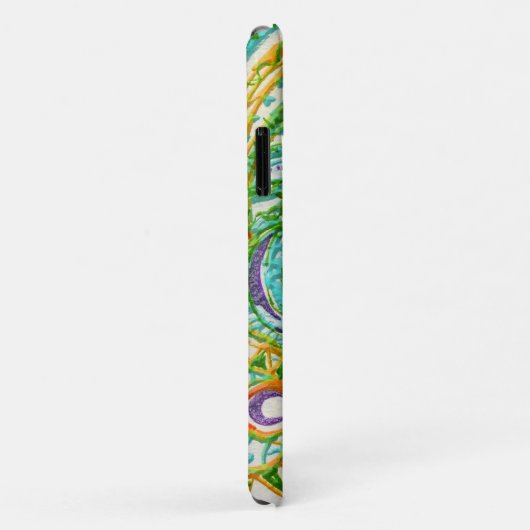 Folk Art Fantasy Pattern Case-Mate iPhone Hülle (Hinten/Rechts)