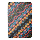 Folk Art Floral Charm Badematte (Vorderseite Vertikal)