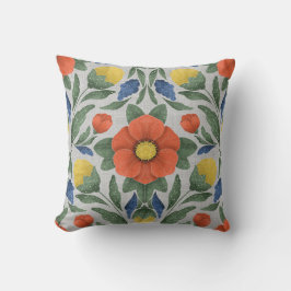 Folk Art Floral Cushion Kissen