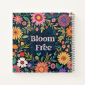 Folk Art Floral Journal - Bloom Free - Geschenk Notizblock (Rückseite)