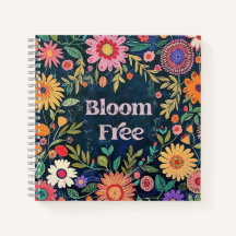 Folk Art Floral Journal - Bloom Free - Geschenk