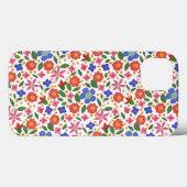 Folk Art Floral on White iPad Mini Case (Rückseite (Horizontal))