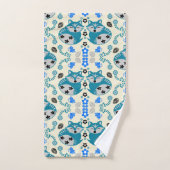 Folk Art Fox Print Decor Badhandtuch Set (Handtuch)