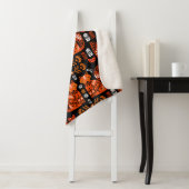 Folk Art Fox und Hen Sherpadecke (Beispiel)