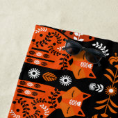 Folk Art Fox und Hen Strandtuch (Beispiel)
