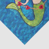 Folk Art Green Mermaid String von Red Hearts Seidenpapier (Ausschnitt)