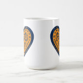Folk Art Heart Kaffeetasse (Mittel)